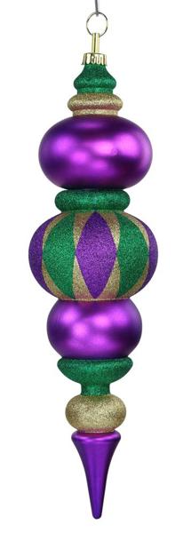 mardi gras finial ornaments