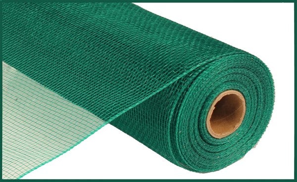 10" Poly Deco Mesh: Emerald Green (10 Yards) RE130206 - White Bayou Wreaths & Supply