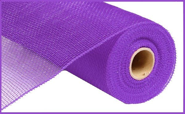 10" Poly Deco Mesh: Purple (10 Yards) RE130223 - White Bayou Wreaths & Supply