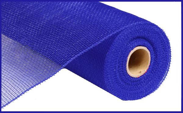 10" Poly Deco Mesh: Royal Blue (10 Yards) RE130225 - White Bayou Wreaths & Supply