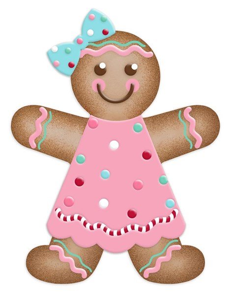 13"H x 10"L Metal Gingerbread Girl Sign: Pink - MD0742 - White Bayou Wreaths & Supply