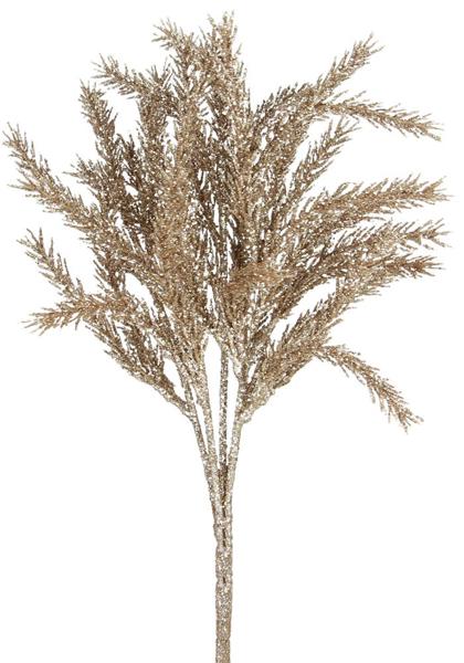 16"L Pine Bush: Champagne - XS218440 - White Bayou Wreaths & Supply