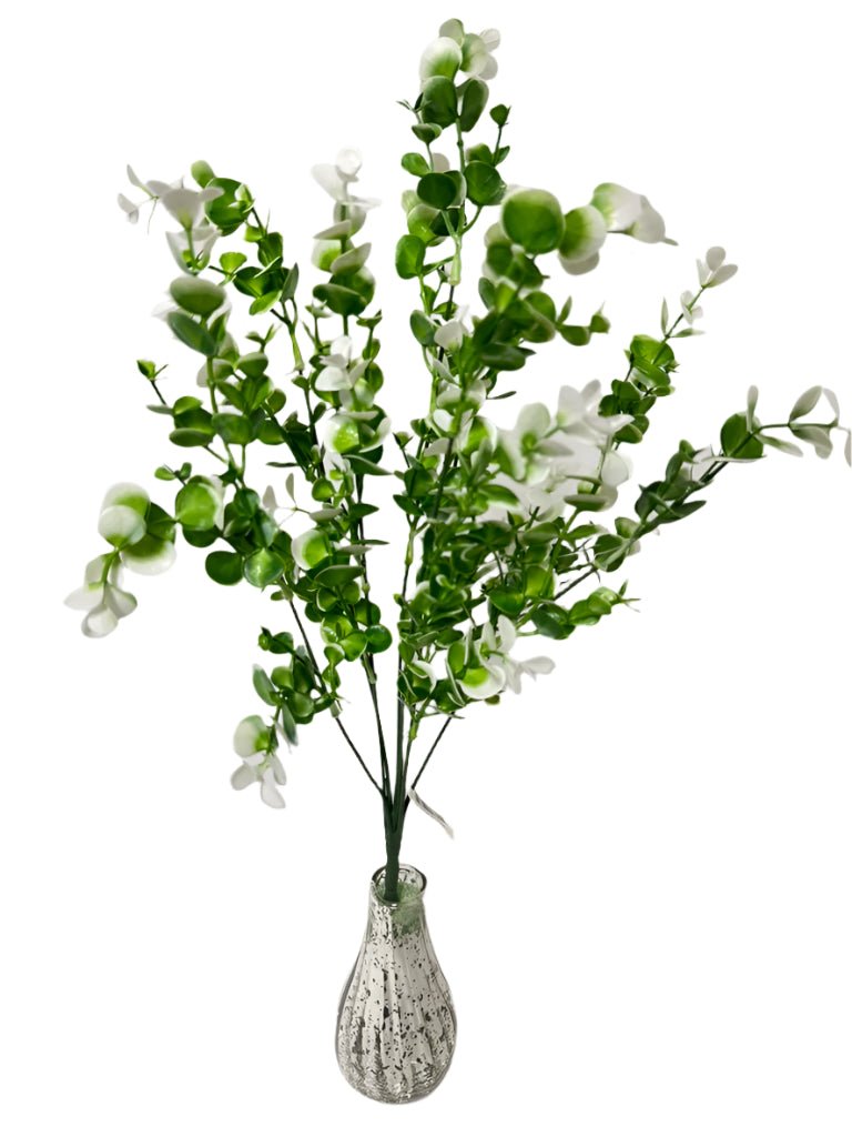 19" Plastic Boxwood Bush: Cream - 57825 - White Bayou Wreaths & Supply