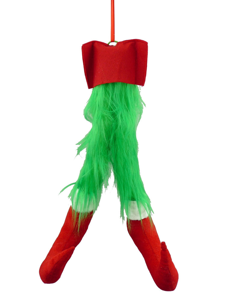 19"L x 14"W Plush Green Monster Legs - 84818RDGN - White Bayou Wreaths & Supply