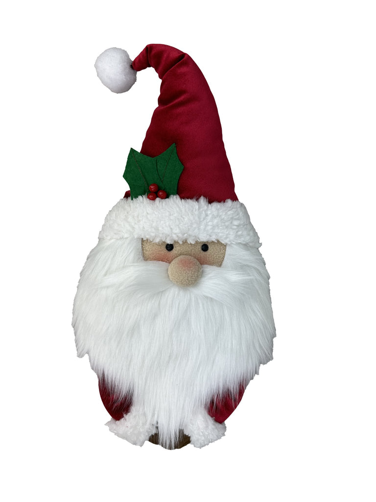 21"H x 8"W x 1"D - Santa Attachment / Ornament - 86206RDWT - White Bayou Wreaths & Supply