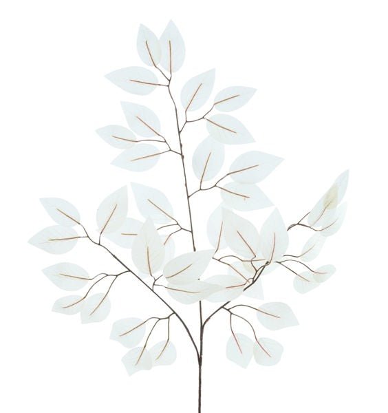 23"L Ficus Spray: White (Pack of 12) - FG633727 - White Bayou Wreaths & Supply