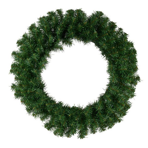 24" Diameter Pine Wreath - XX962209 - White Bayou Wreaths & Supply
