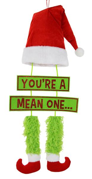 29"H "You're A Mean One" Decor Kit - XC6284 - White Bayou Wreaths & Supply