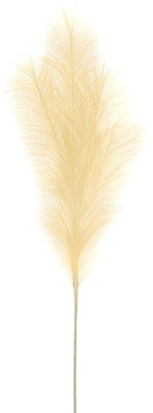 32.75"L Fabric Pampas Grass Plume Spray: Beige - FG601301 - White Bayou Wreaths & Supply