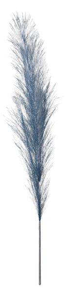 32.75"L Metallic Grass Plume Spray: Smoke Blue - FG625449 - White Bayou Wreaths & Supply