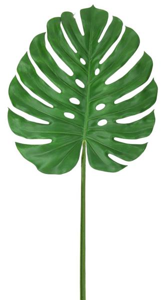45" L Monstera Leaf - FG5795 - White Bayou Wreaths & Supply