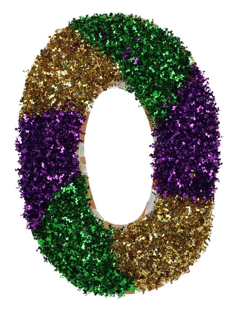 4.75"L x 3.25"W King Cake Ornament - HG1135 - White Bayou Wreaths & Supply