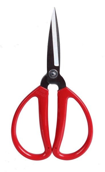 7.75"L Scissors Red Handle - MT1042 - White Bayou Wreaths & Supply