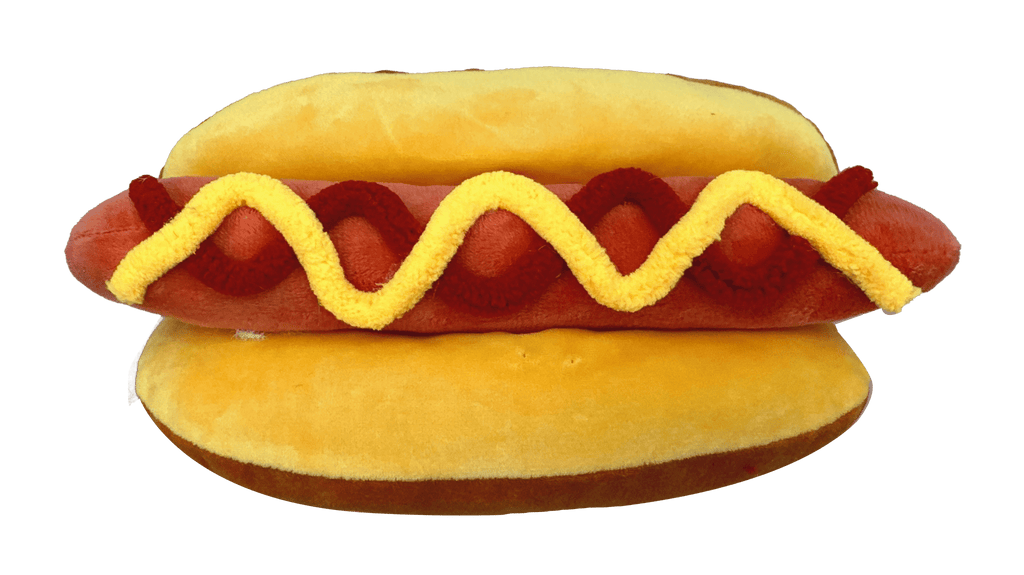 8" Plush Hot Dog - 63697HOTDOG - White Bayou Wreaths & Supply