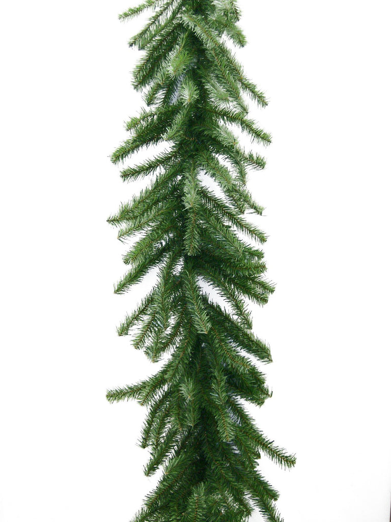 9' Emerald Pine Garland - 18"W - 200 Tips - 81337GA9 - White Bayou Wreaths & Supply