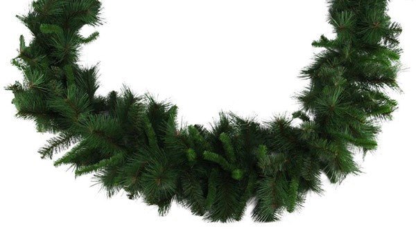 9' Mixed Pine Garland - XG4410 - White Bayou Wreaths & Supply