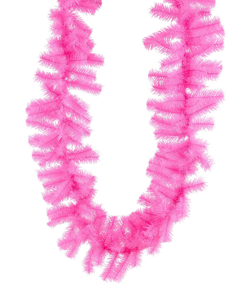 9' x 10" Pvc Garland: Pink - XX964622 - White Bayou Wreaths & Supply