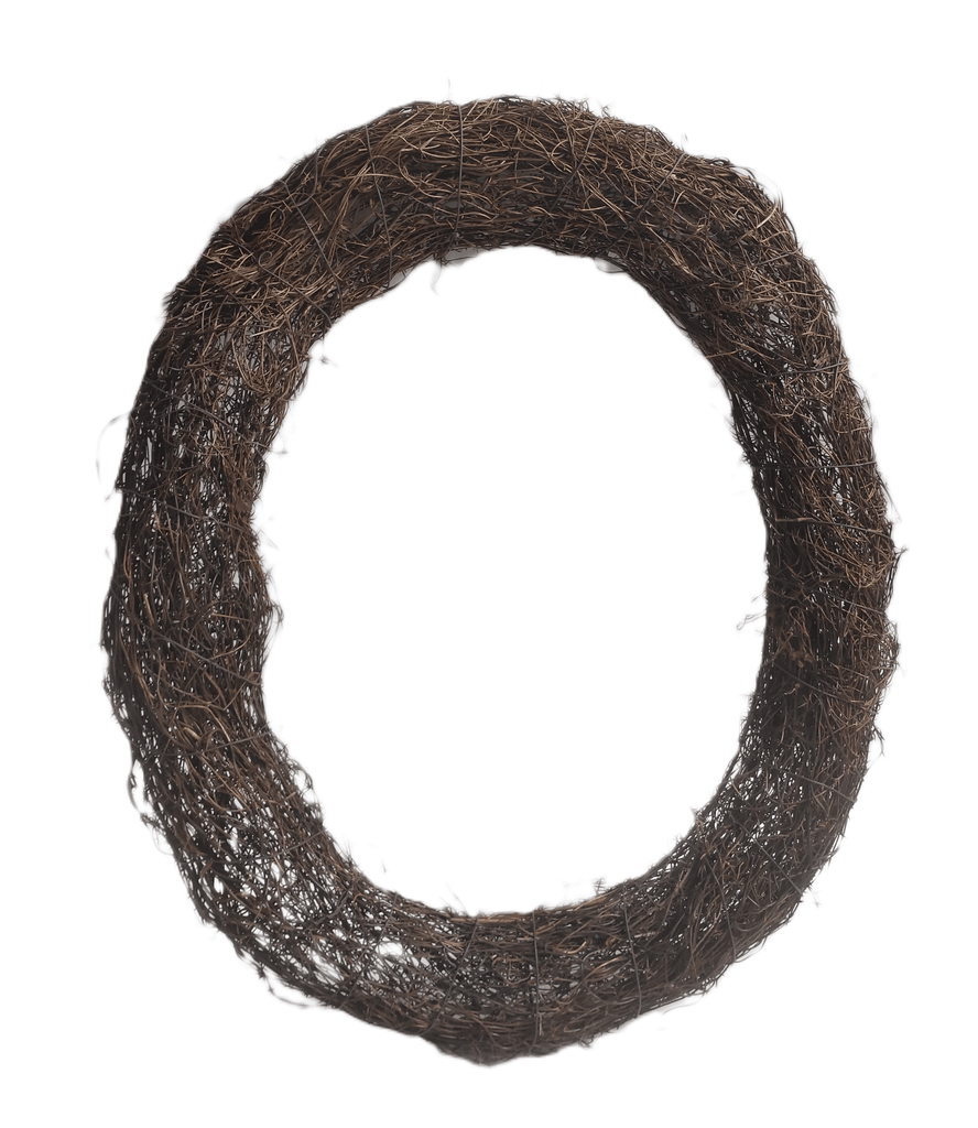 ***Exclusive*** 22" Oval Vine Wreath: Brown - WB - 13656BN - White Bayou Wreaths & Supply