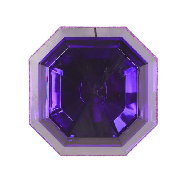 Farrisilk 6" Square Jewel: Purple - CX945 - 27 - White Bayou Wreaths & Supply