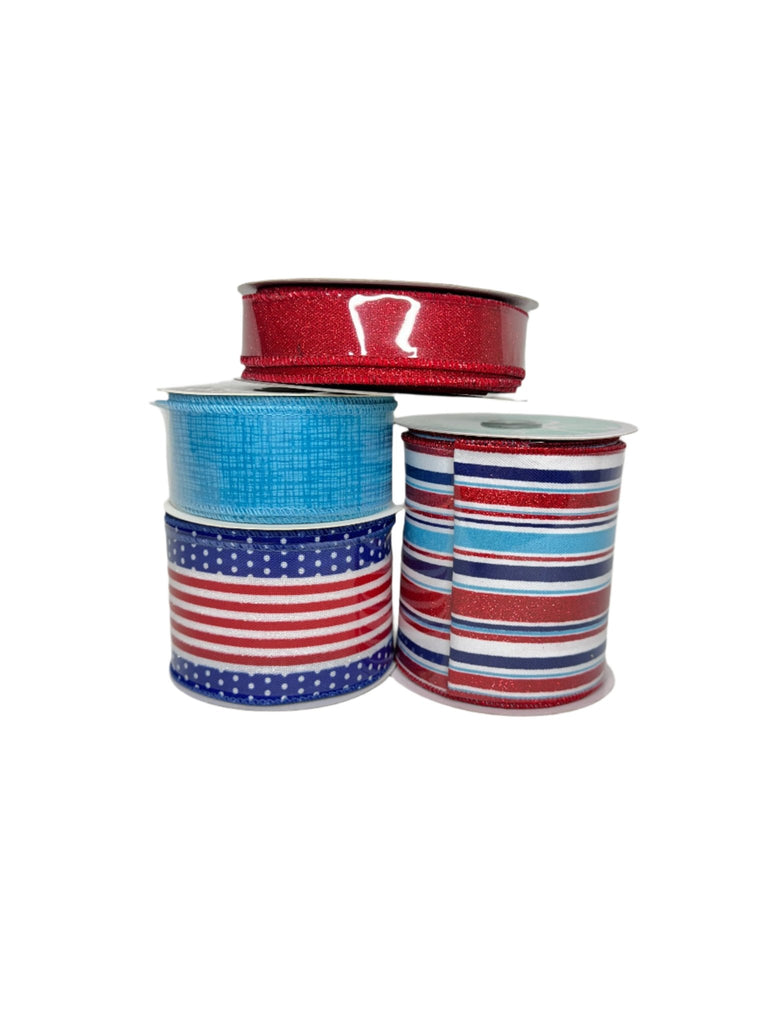 Patriotic Ribbon Bundle! - White Bayou Wreaths & Supply